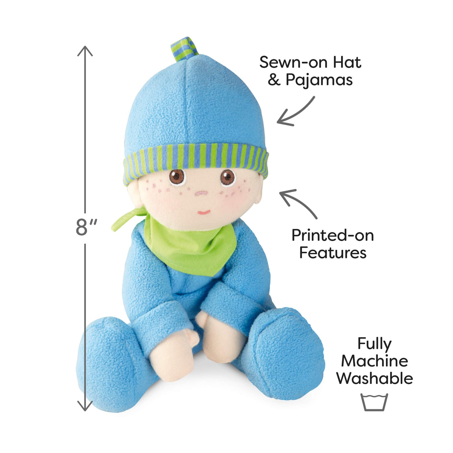 Light Blue Pajama Doll